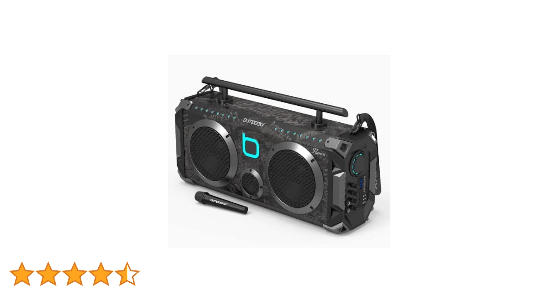 【希少】Bumpboxx Bluetoothスピーカー ブームボックス フレア8 Bumpboxx Bluetooth Portable Speaker Boombox Flare8 Black